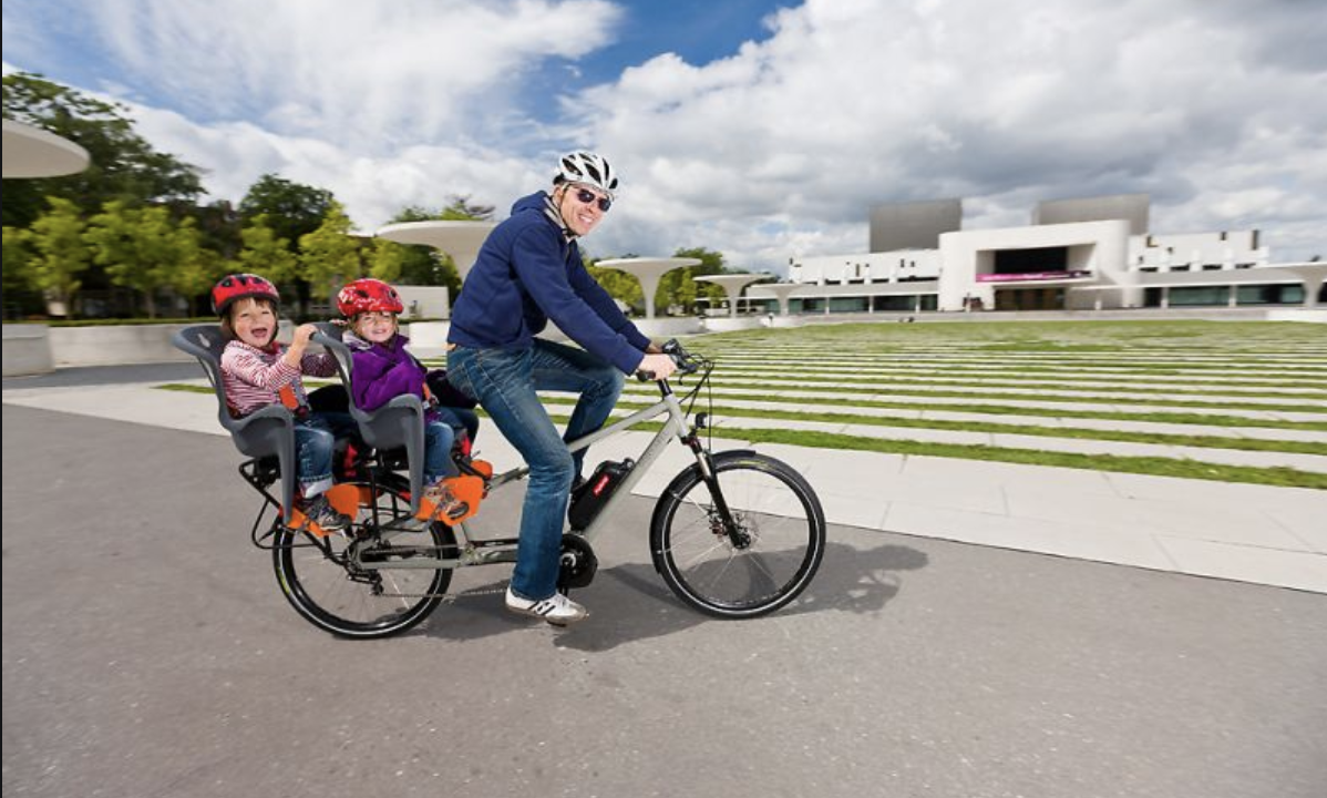 Le déplacement avec des enfants en vélo électrique