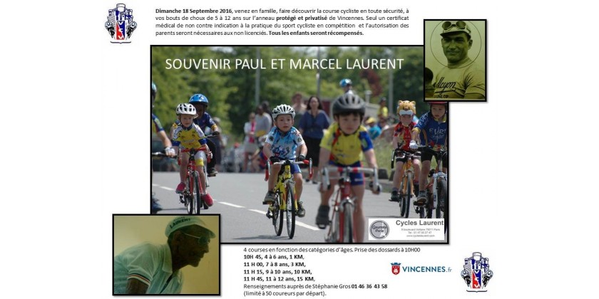 Course école de vélos à Vincennes