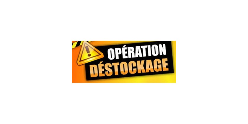 Opération destockage les 13 et 14 janvier 2018