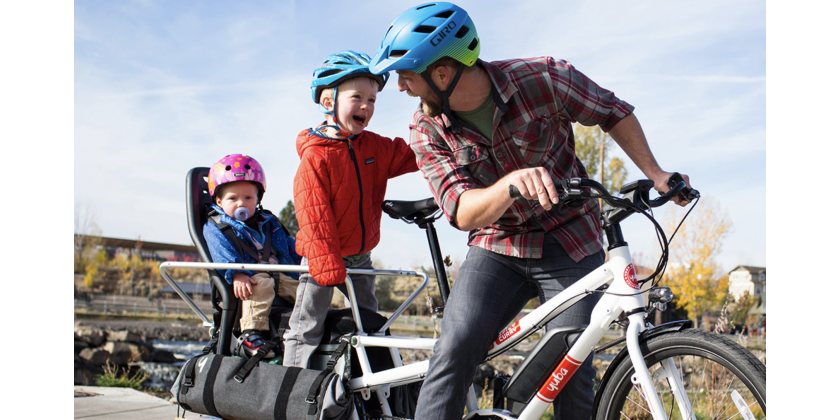 Le déplacement avec des enfants en vélo électrique 