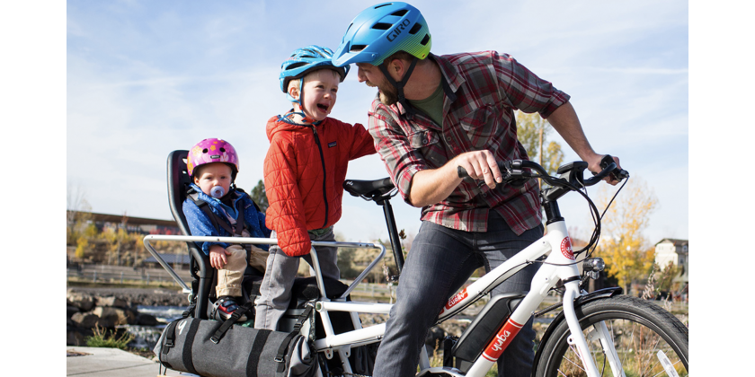 Le déplacement avec des enfants en vélo électrique